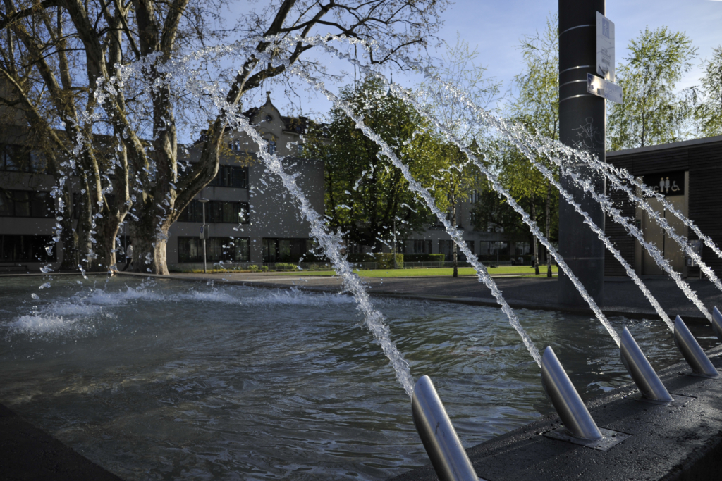 Brunnen in der Dreirosenanlage